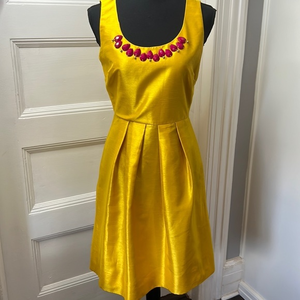 M60 MISS SIXTY WOMENS YELLOW DRESS‎ SIZE 2 NEW WITHOUT TAGS